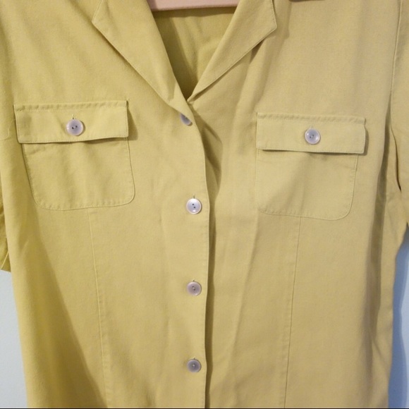 Vintage safari button down M - Picture 2 of 3